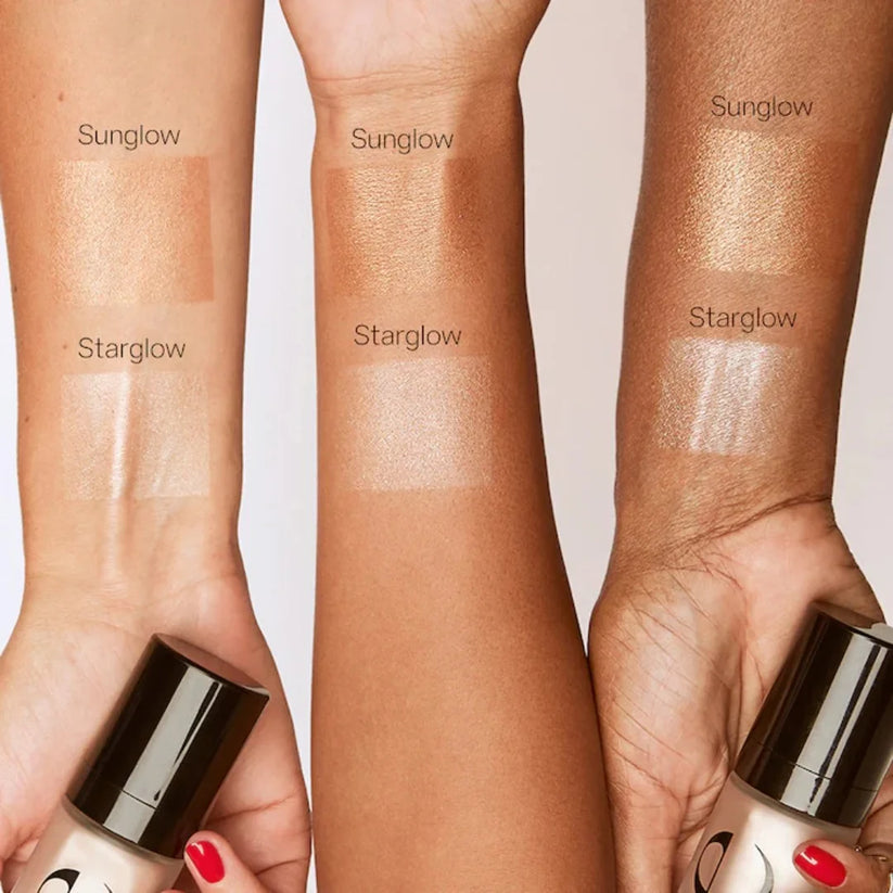SAIE GLOWY SUPER GEL DEWY HIGHLIGHTER FLUID (SUNGLOW)