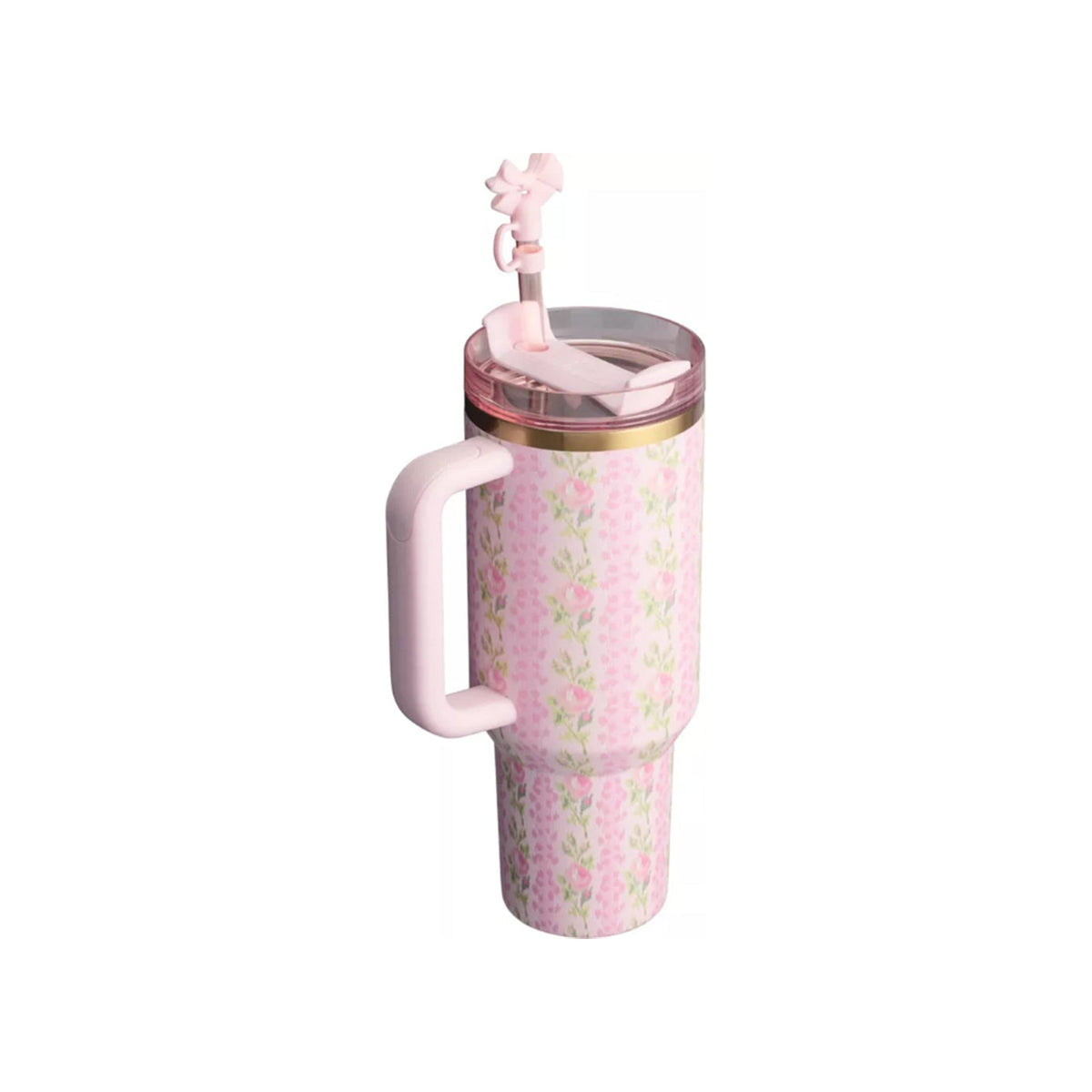 STANLEY 1913 Stanley 1913 X Loveshackfancy Quencher Tumbler with Handle — Blooming Heirloom Collection — view 2