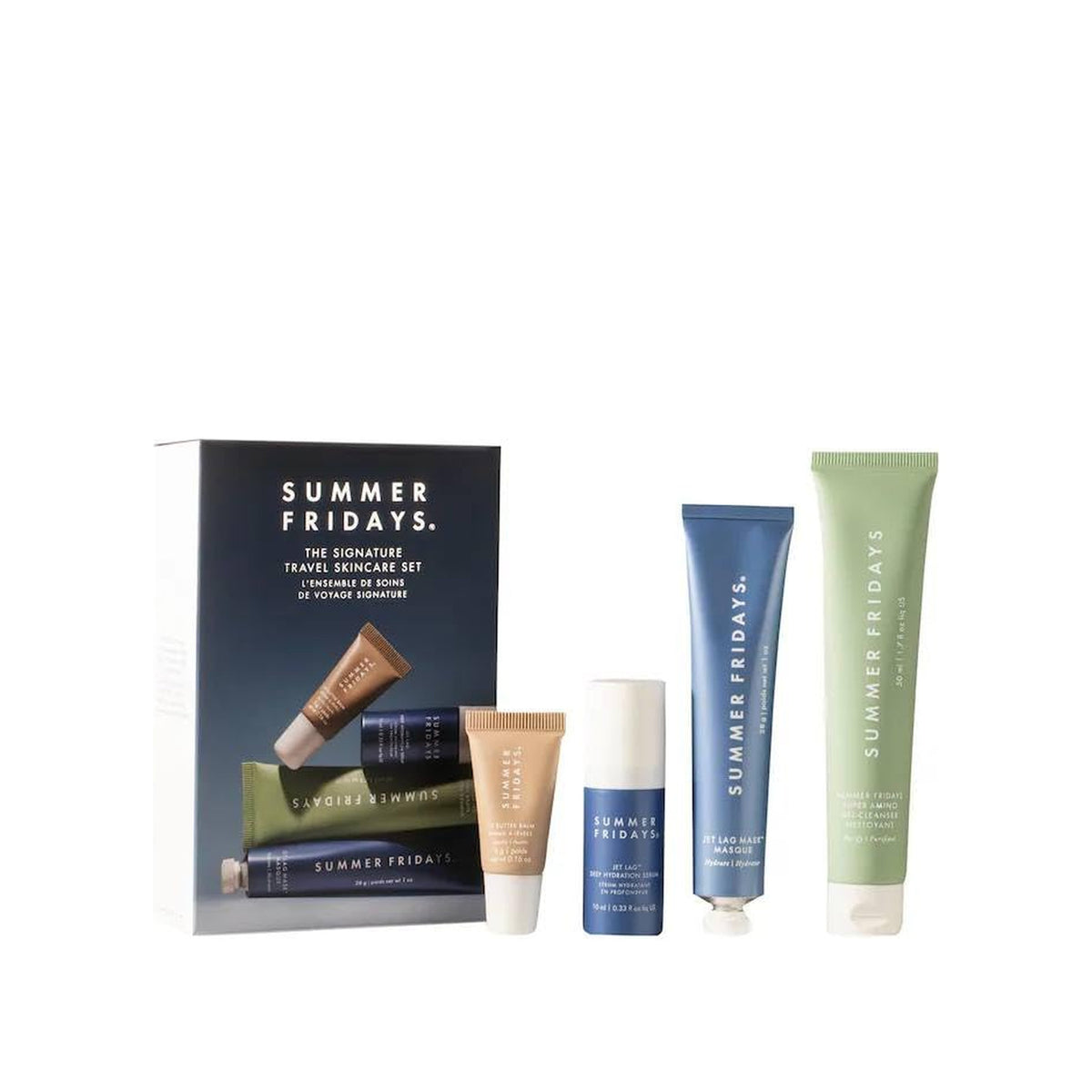 SUMMER FRIDAYS SUMMER FRIDAYS THE SIGNATURE TRAVEL SKINCARE SET
