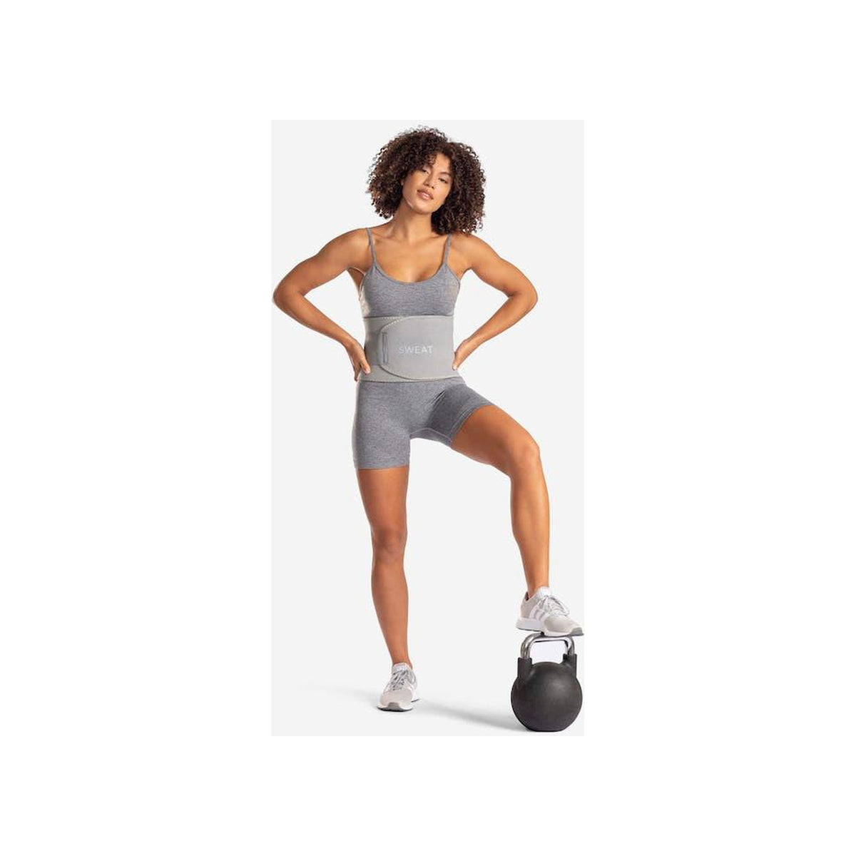 SPORT RESEARCH Sweet Sweat Waist Trimmer — Gray Matt — view 2