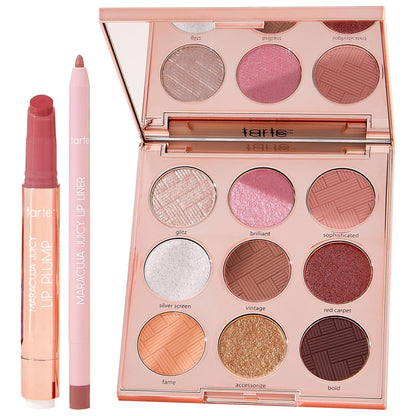 TARTE COSMETICS TARTE BIG SCREEN MUST HAVES: EYESHADOW AND LIP SET