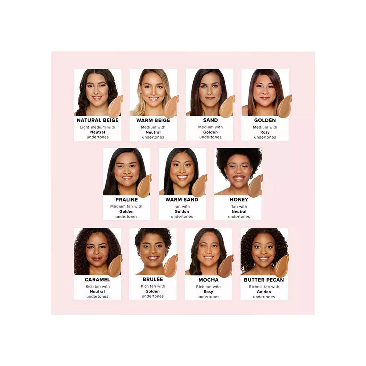 TOO FACED Too Faced Born This Way Flawless Coverage Natural Finish Foundation — Swan — view 4