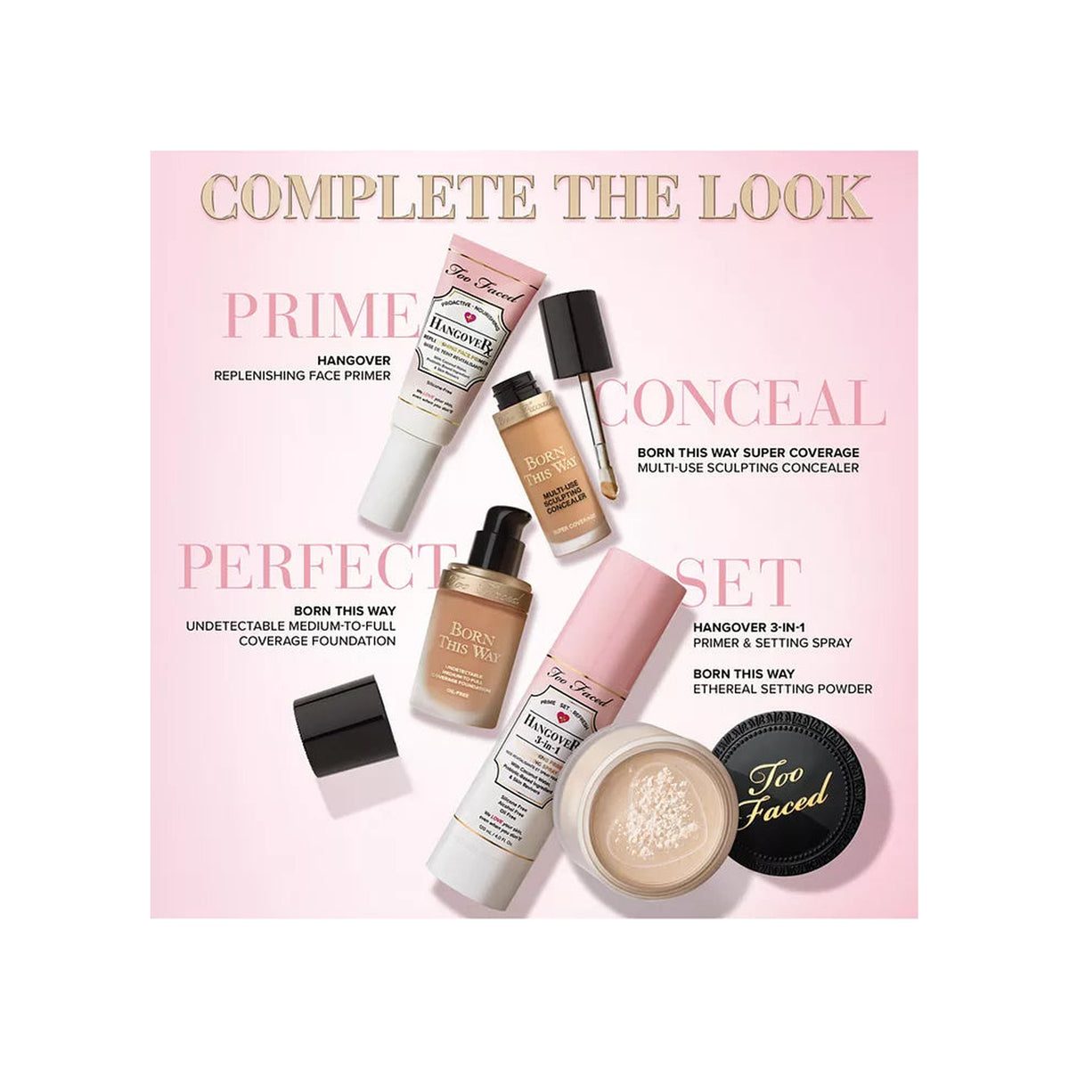 TOO FACED Too Faced Born This Way Flawless Coverage Natural Finish Foundation — Swan — view 7