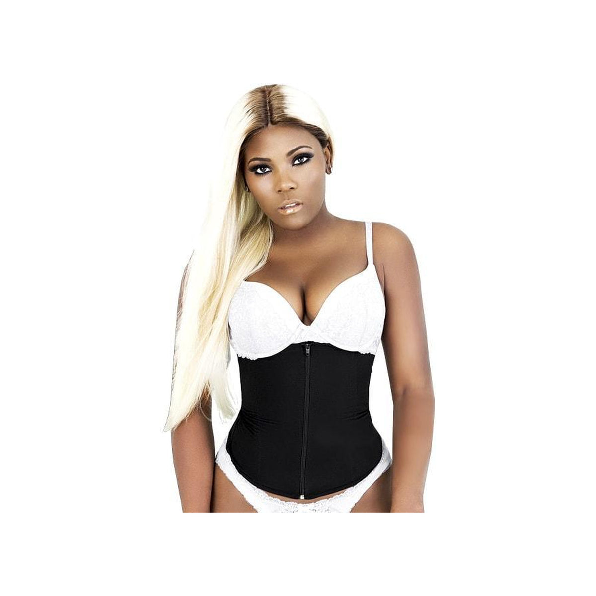 KIM KARDASHIAN WAIST Waist Trainer Zip & Clip Boneless Shaper