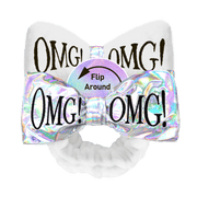 Omg! Reversible Mega Hairband (White)