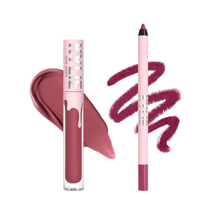 Kylie Cosmetics Matt Lip Kit Comfortable + 8-Hour Wear (Head Over Heals)