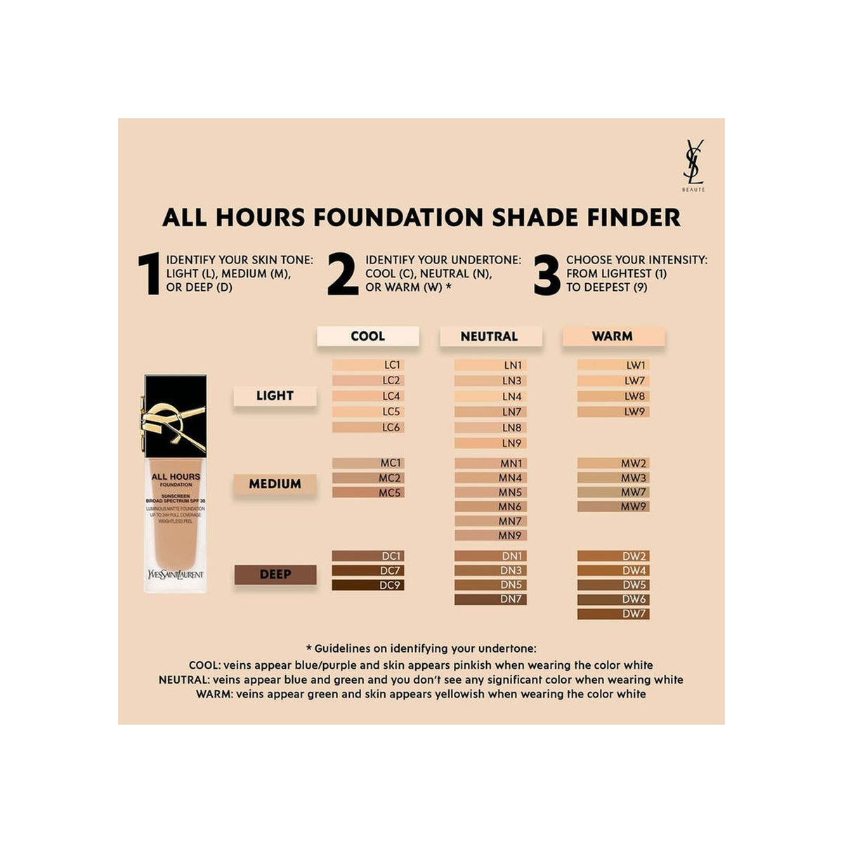 Snapaholicshop Snapaholicshop Yves Saint Laurent All Hour Foundation — Lw7 — view 2