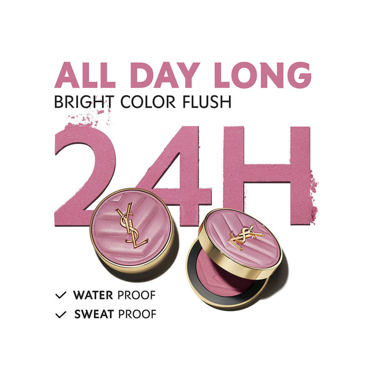 YVES SAINT LAURENT Yves Saint Laurent Make Me Blush 24 H Buildable Blush — 3-mischievous Magneta — view 2