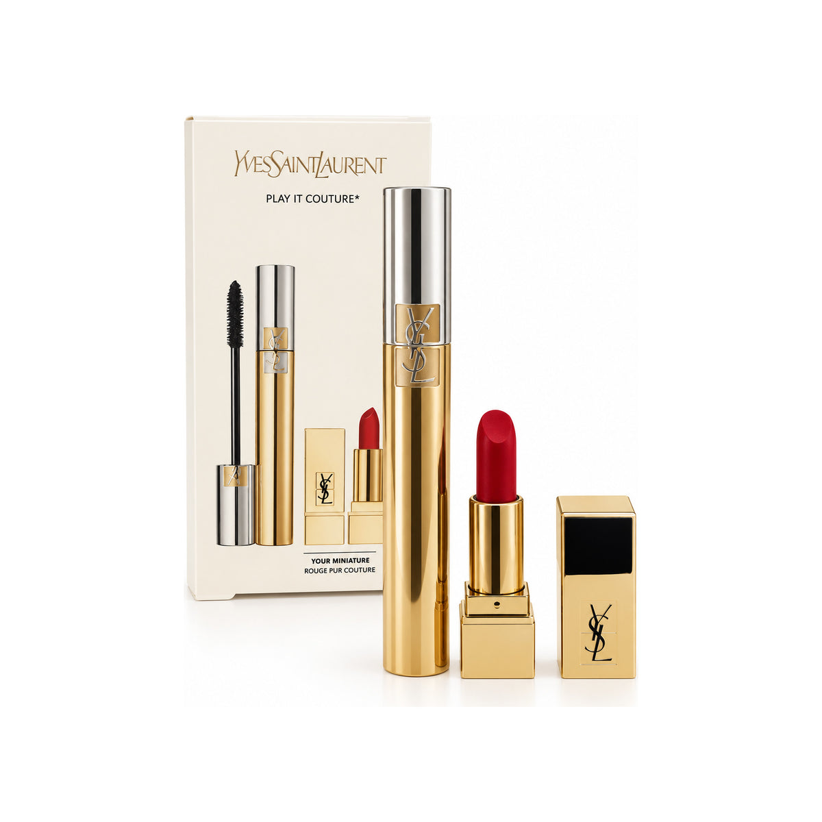 YVES SAINT LAURENT Play IT Couture Rouge Pour. Kit Number 1