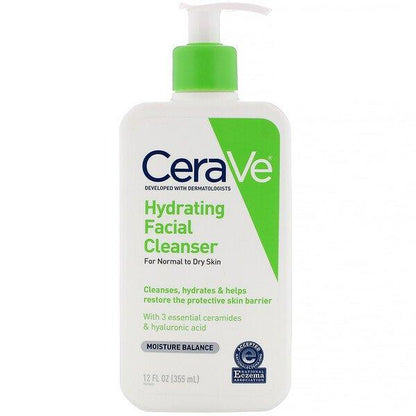 Cerave Hydrating Face Wash For Normal To Dry Skin 355