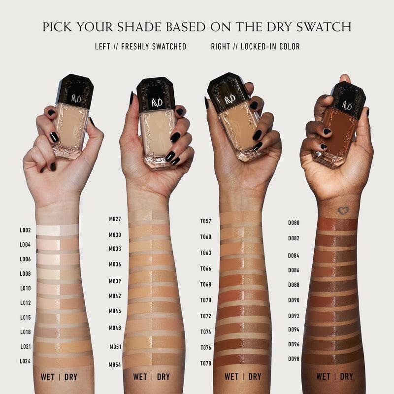 Kvd Beauty Good Apple Full-Coverage Transfer-Proof Vegan Serum Foundation(Medium 045)