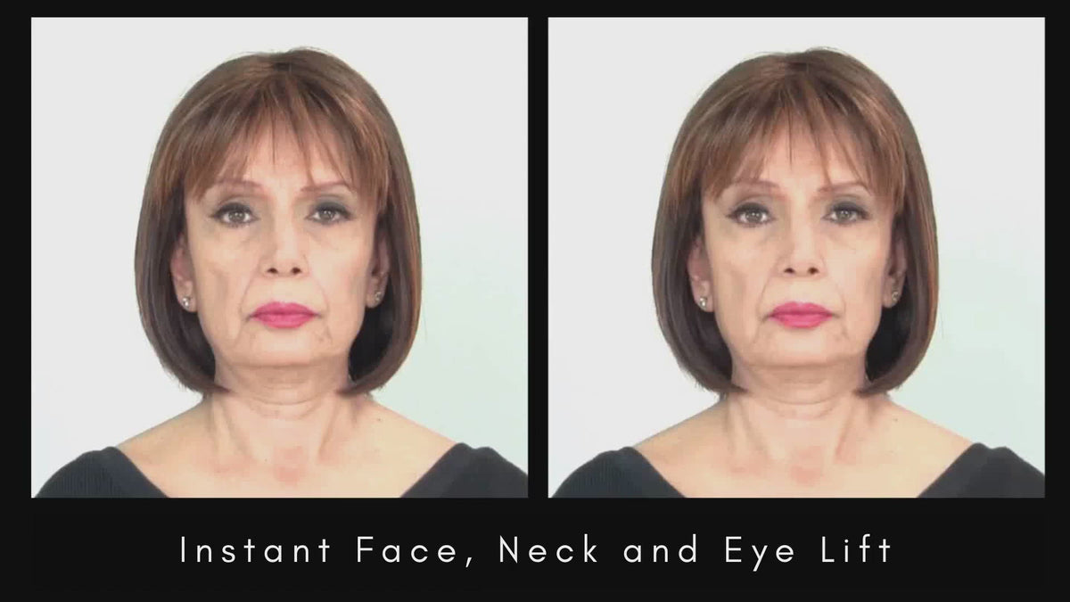 Load video: Secret Lift Original - Cosmesearch (Instant Face, Neck And Eye Lift Dark And Light Hair)