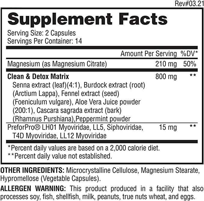 Evogen Light & Tight | 14 Day Extra Strength Cleanse & Detox Flush Toxins, Increase Immune Health, Boost Energy & Improves Nutrient Absorption, Prebiotics