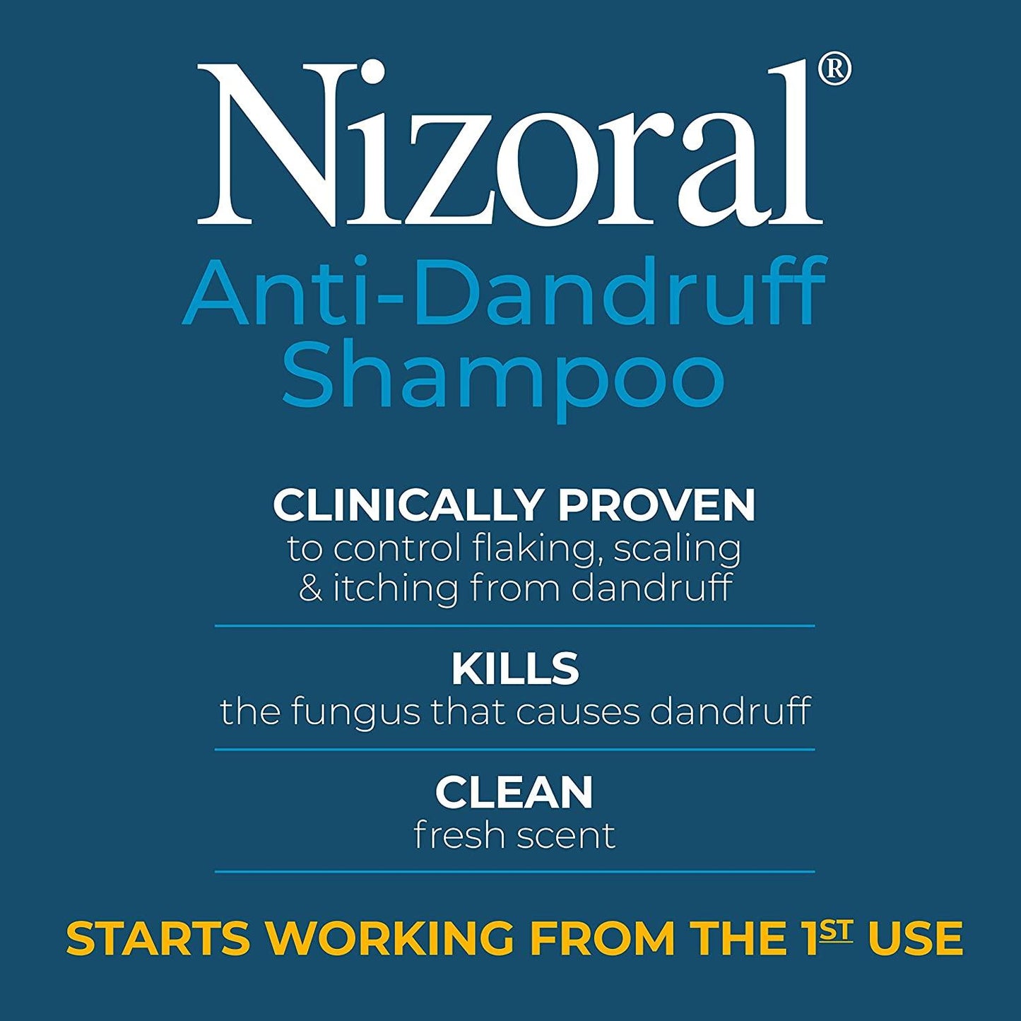 Nizoral Anti-Dandruff Shampoo, Basic, Fresh (200Ml)