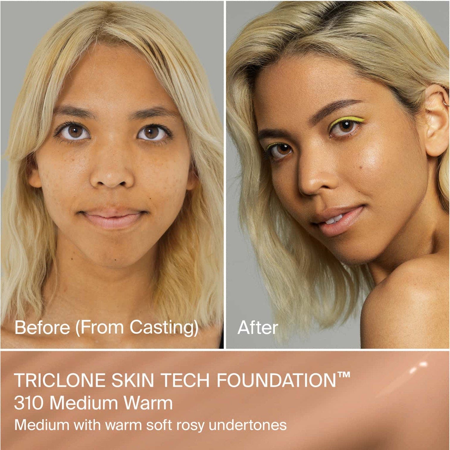 HAUS LABS BY LADY GAGA Triclone Skin Tech Medium Coverage Foundation with  Fermented Arnica