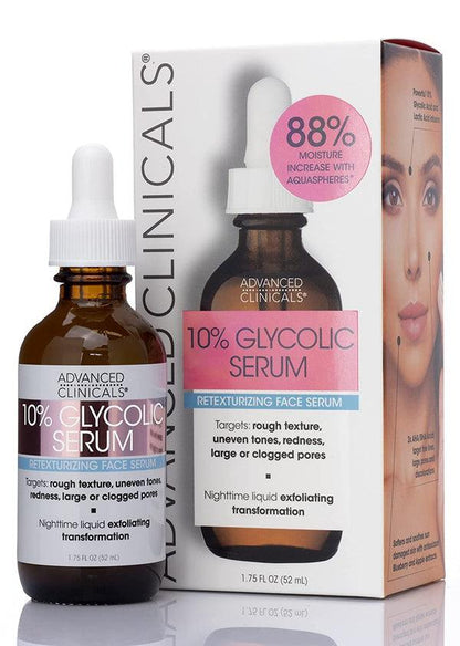 Advanced Clinicals 10% Glycolic Acid Serum