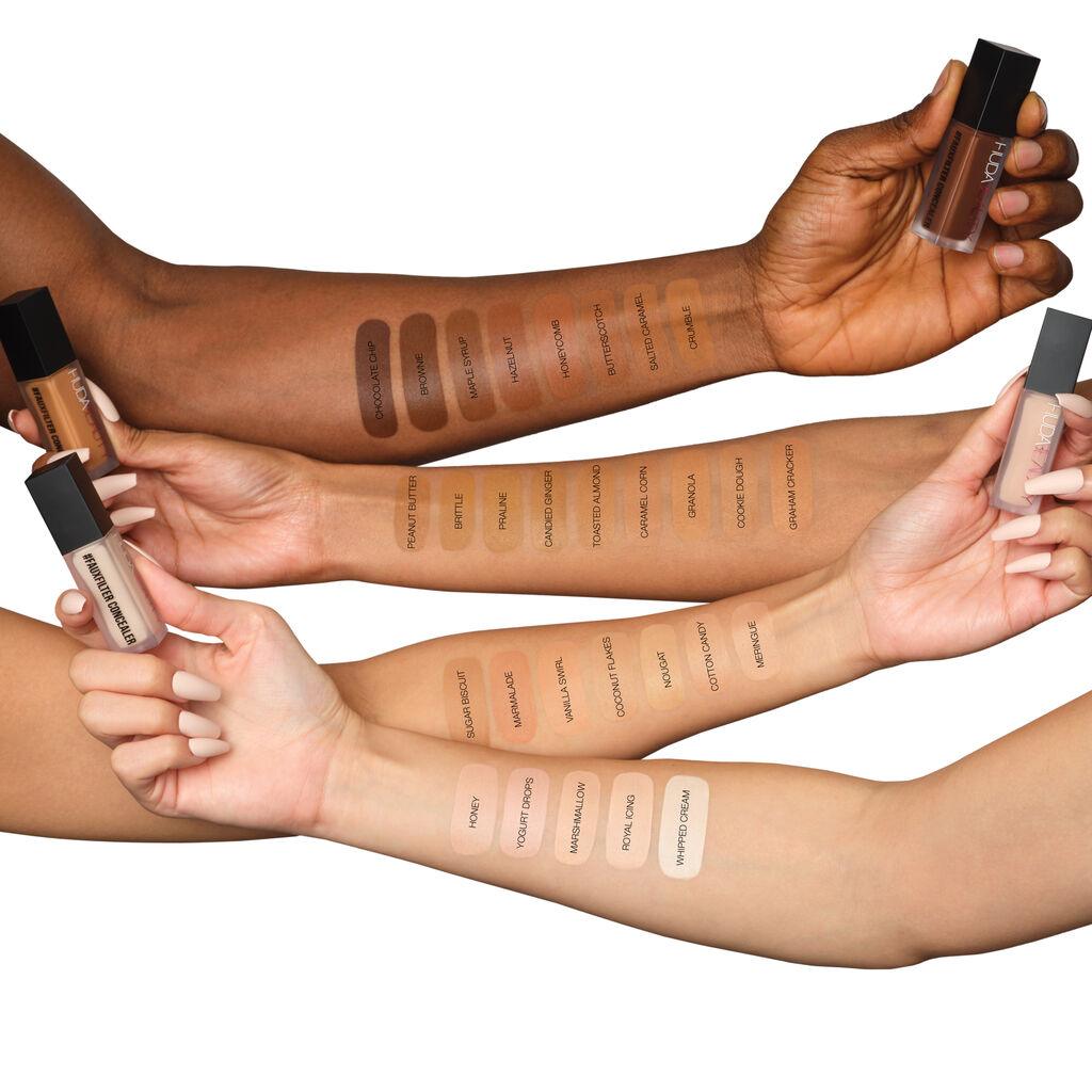 Huda Beauty #Fauxfilter Luminous Matte Buildable Coverage Crease Proof Concealer (Nougat)