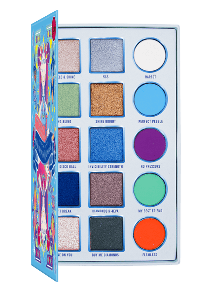 J.Cat Beauty Beauty House Of Queens 15 Color Palette - Hqp104