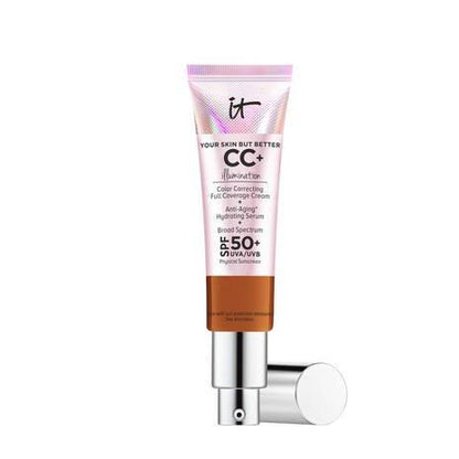 It Cosmetics Cc+ Cream Illumination Full-Coverage Foundation With Spf 50+ (Rich Honey)