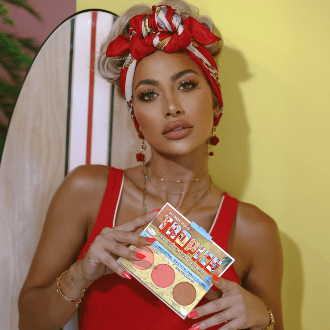 The Balm Tropics Powder Trio - Model Roz X Thebalm