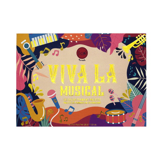 J.Cat Beauty Viva La 24 Color Pigment Palette - Viva La Musical Vlp102