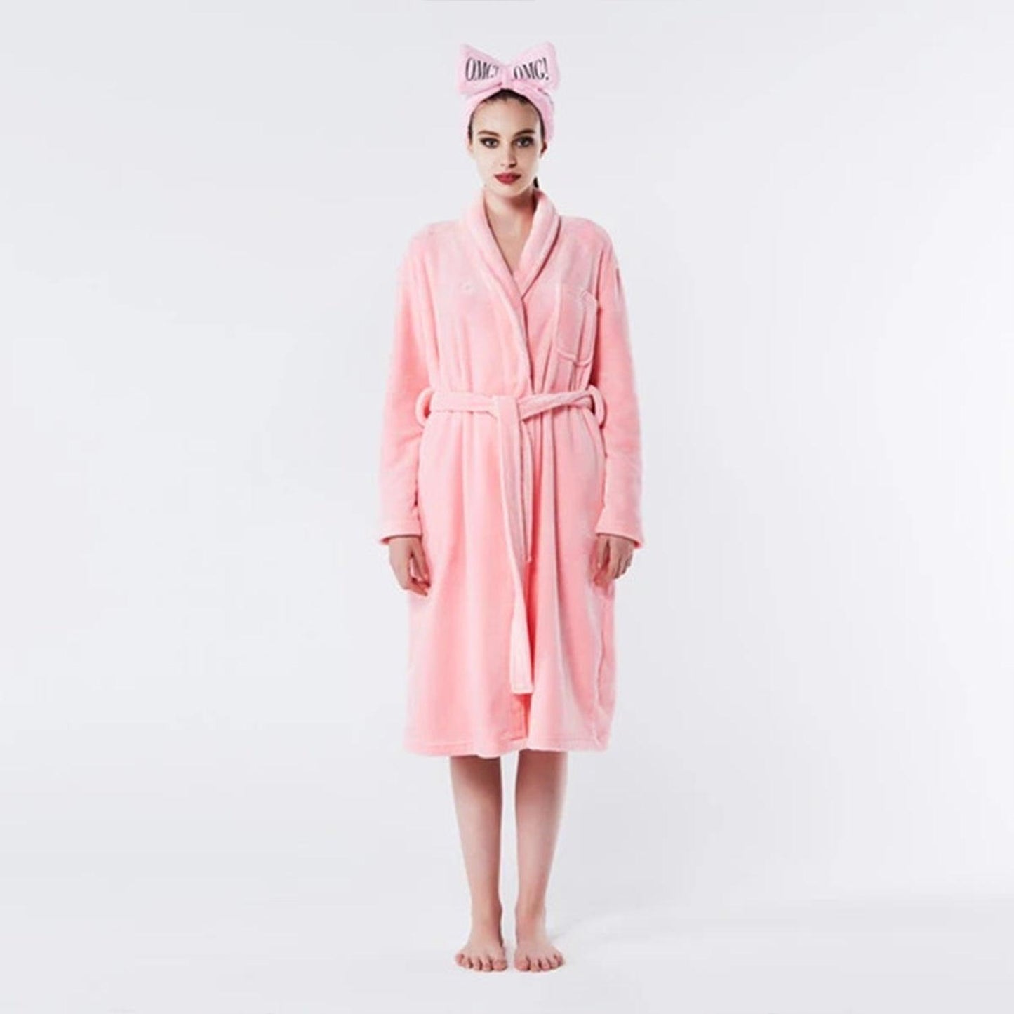 O.M.G.! 
Spa Robe Pink