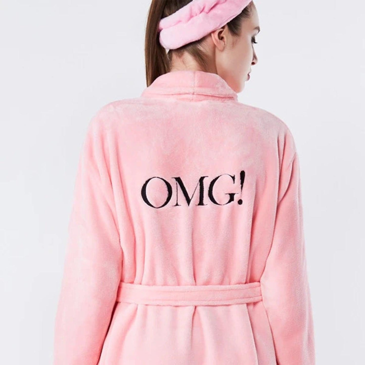 O.M.G.! 
Spa Robe Pink