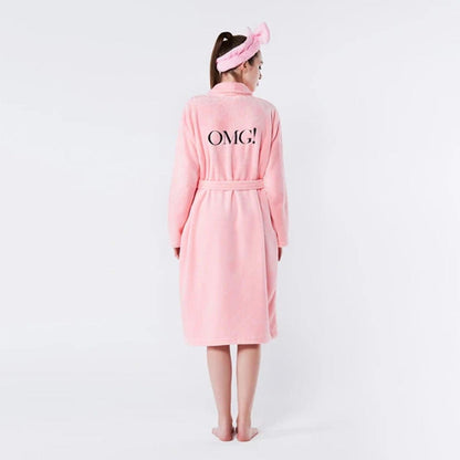 O.M.G.! 
Spa Robe Pink