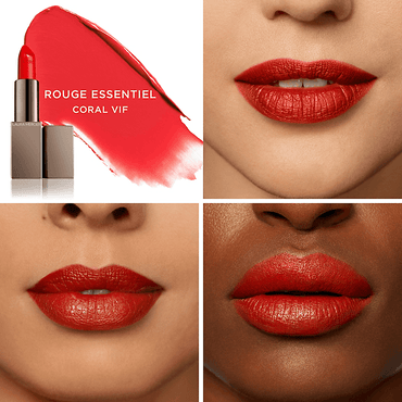 Laura Mercier Rouge Essentiel Cream Lipstick (Coral Vif)