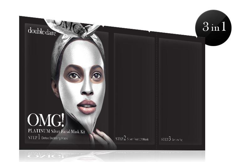 O.M.G.! 
Platinum Silver Facial Mask Kit