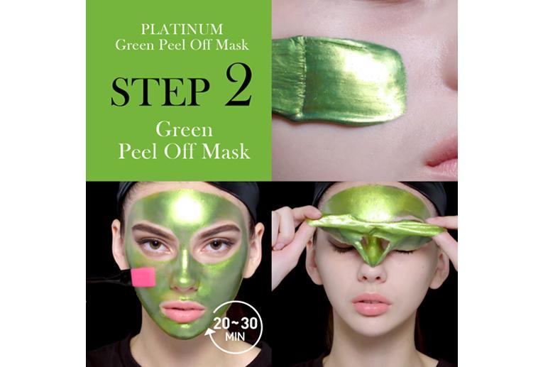 O.M.G.!Platinum Green Facial Mask Kit