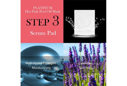 O.M.G.!Platinum Hot Pink Facial Mask Kit