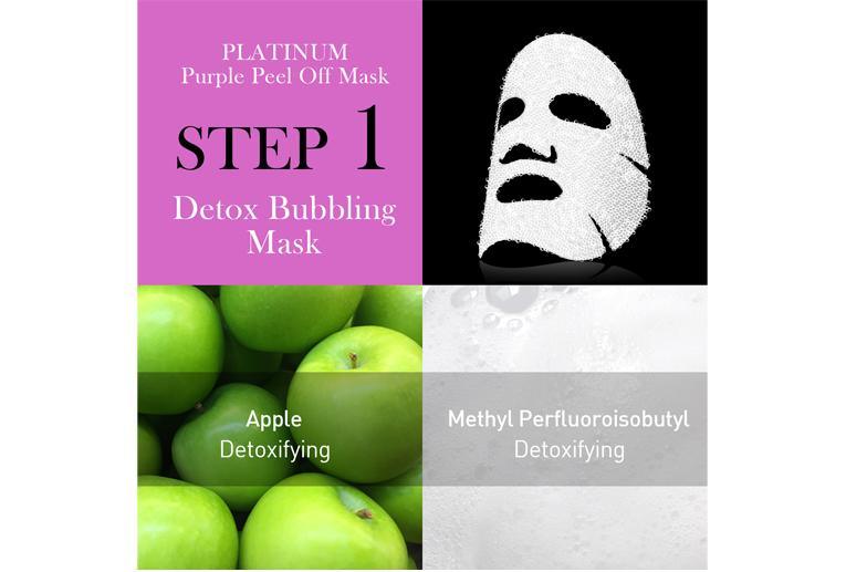 O.M.G.! 
Platinum Purple Facial Mask Kit