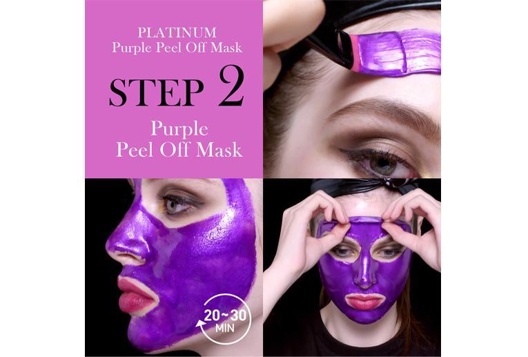 O.M.G.! 
Platinum Purple Facial Mask Kit