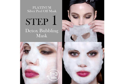 O.M.G.! 
Platinum Silver Facial Mask Kit