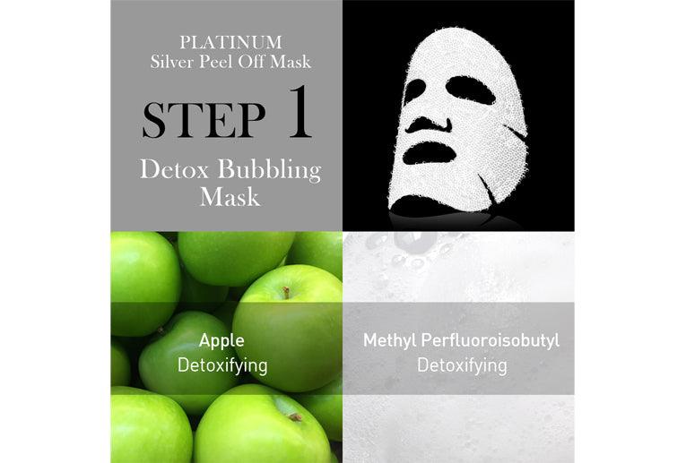 O.M.G.! 
Platinum Silver Facial Mask Kit