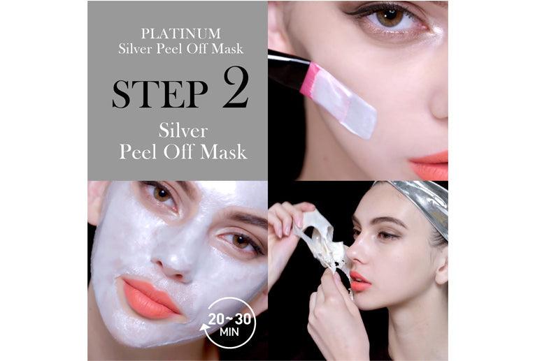 O.M.G.! 
Platinum Silver Facial Mask Kit