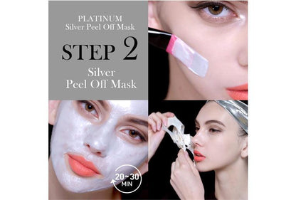 O.M.G.! 
Platinum Silver Facial Mask Kit